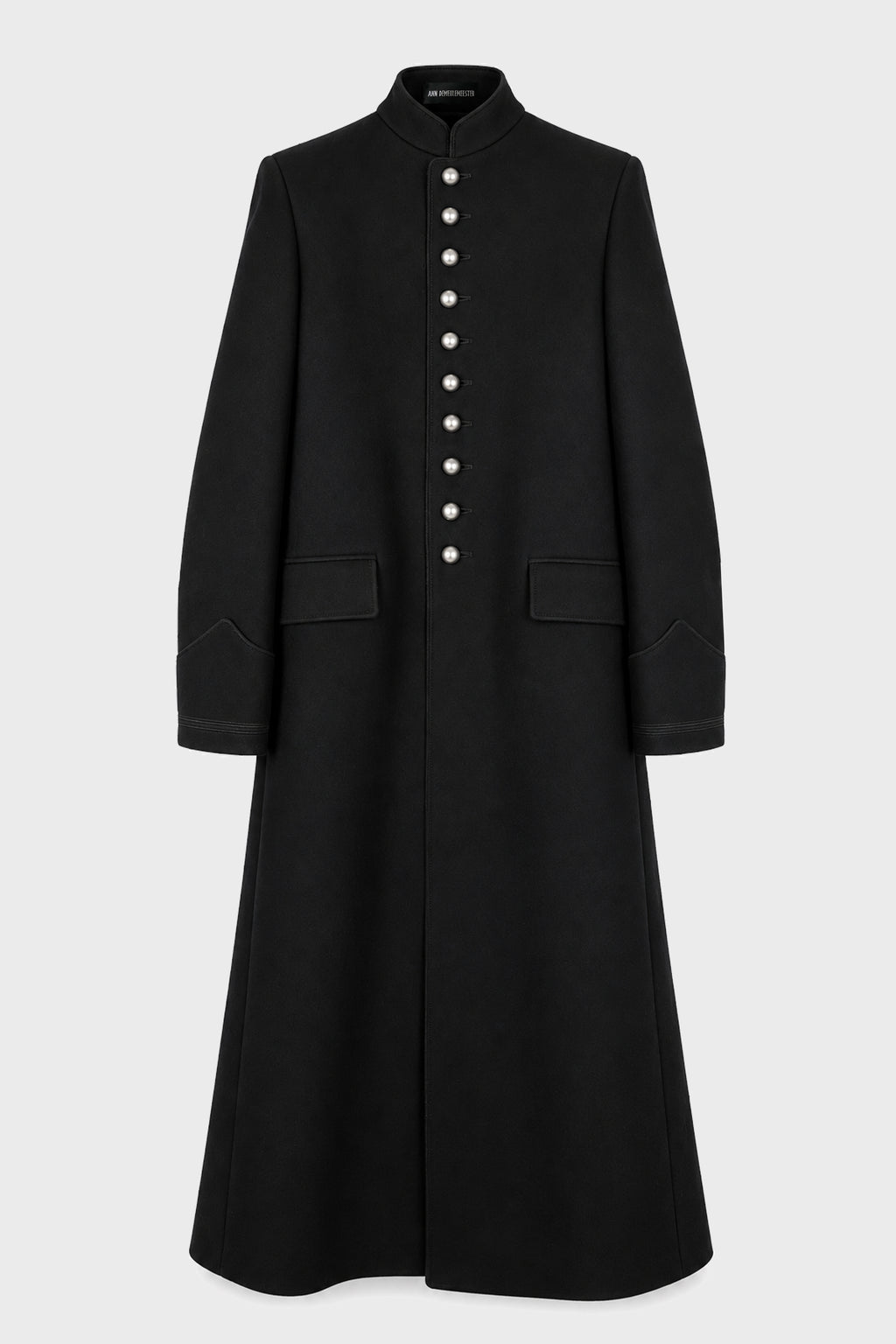 ALMA FITTED MARSINA COAT BLACK