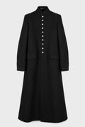 ALMA FITTED MARSINA COAT BLACK