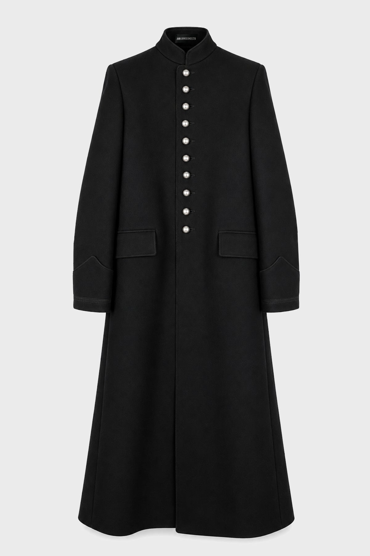 ALMA FITTED MARSINA COAT BLACK