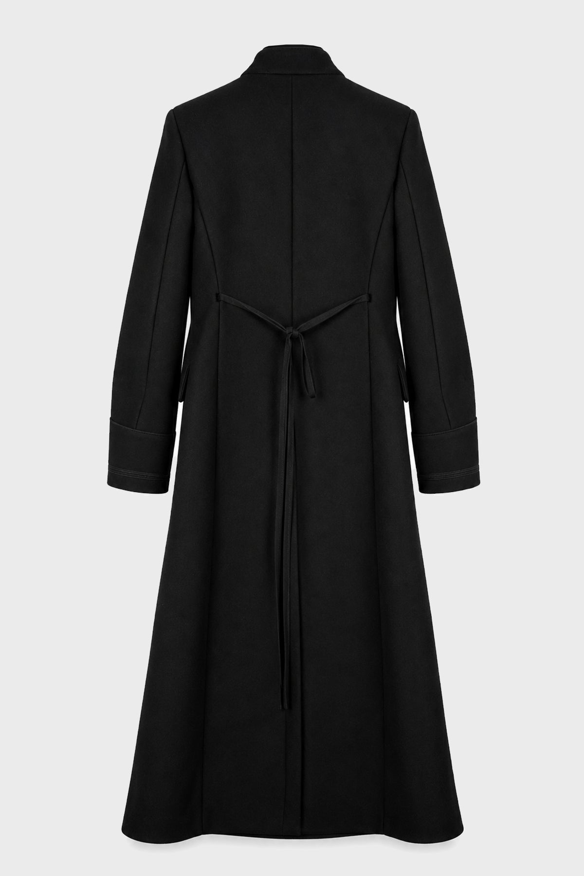 ALMA FITTED MARSINA COAT BLACK