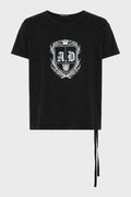 IDAR CROPPED T-SHIRT "AD EMBLEM" FADED BLACK