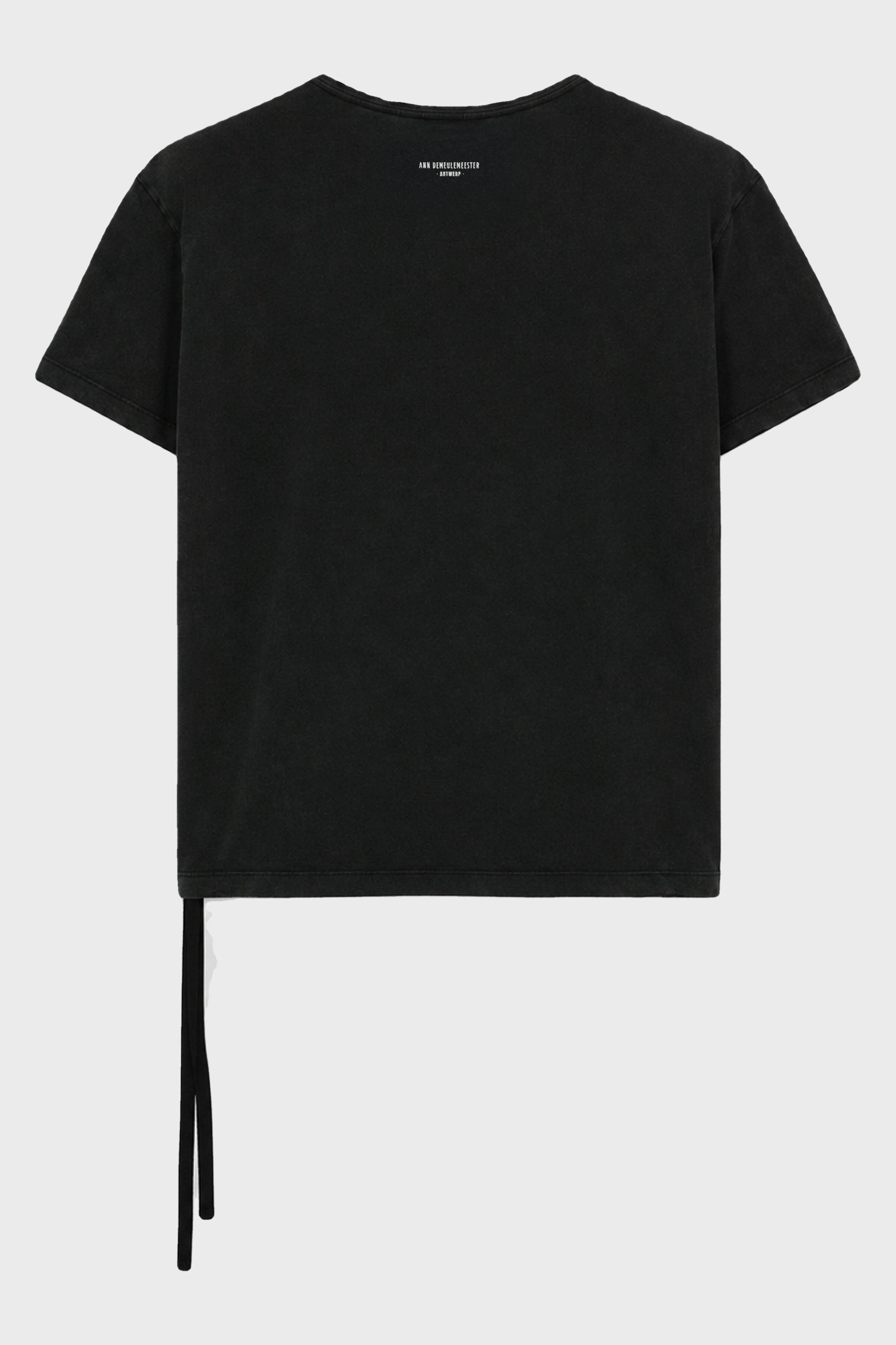 IDAR CROPPED T-SHIRT "AD EMBLEM" FADED BLACK