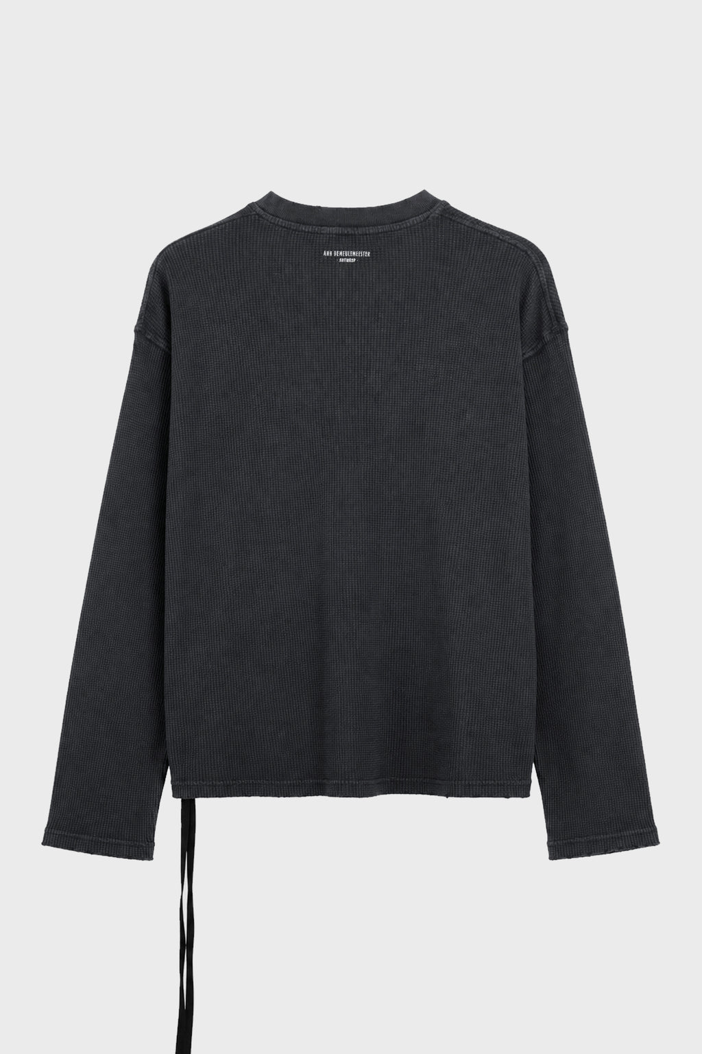 EMIL WAFFLE JERSEY T-SHIRT "ACADEMY" FADED BLACK
