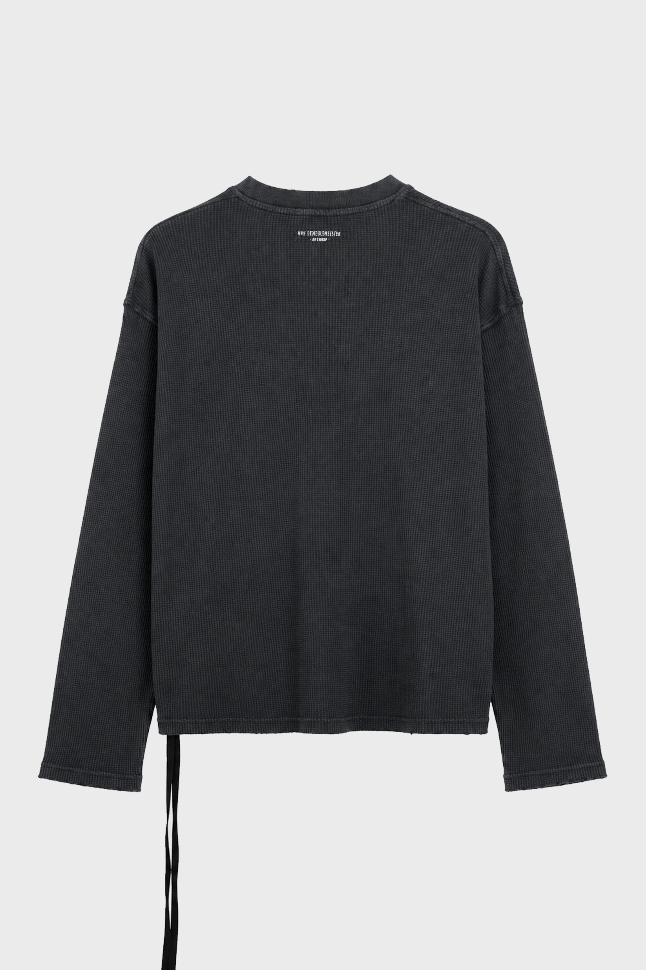EMIL WAFFLE JERSEY T-SHIRT "ACADEMY" FADED BLACK