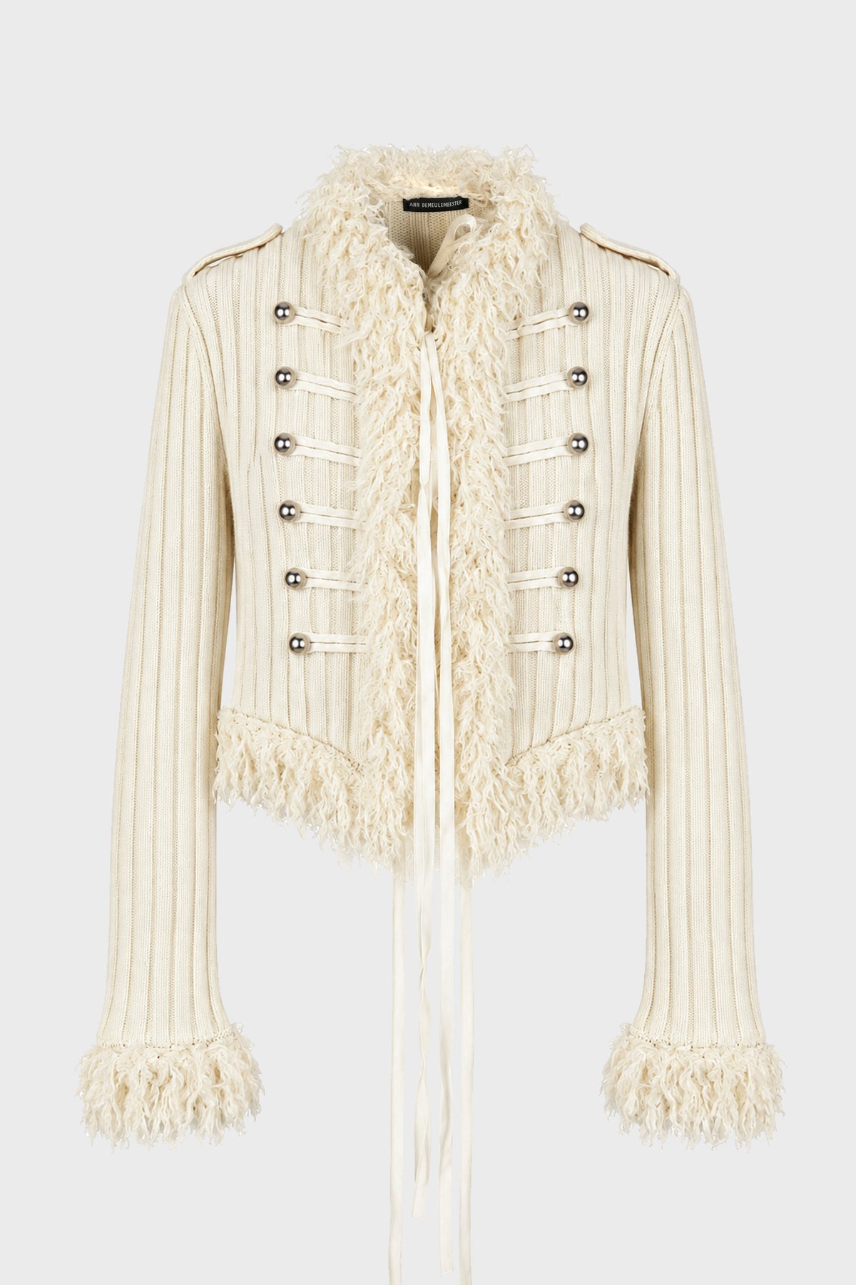ALAND MARSINA KNIT JACKET WARM WHITE