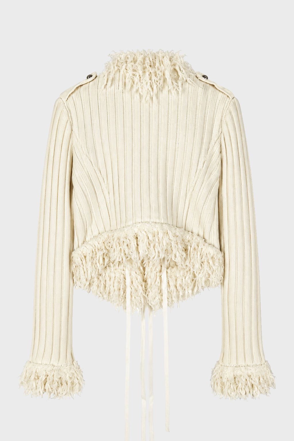 ALAND MARSINA KNIT JACKET WARM WHITE