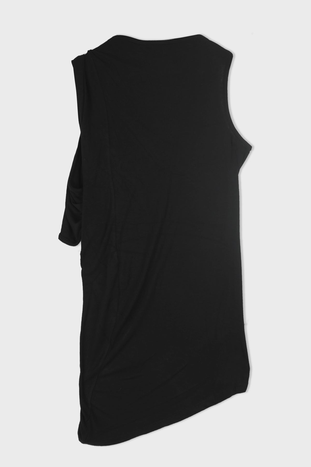HOODED SLEEVELESS BLACK