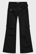 LOW-RISE PANTS BLACK