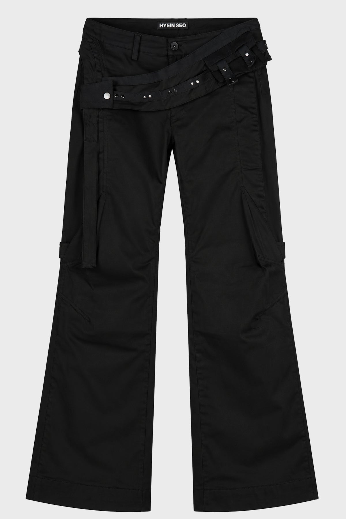LOW-RISE PANTS BLACK