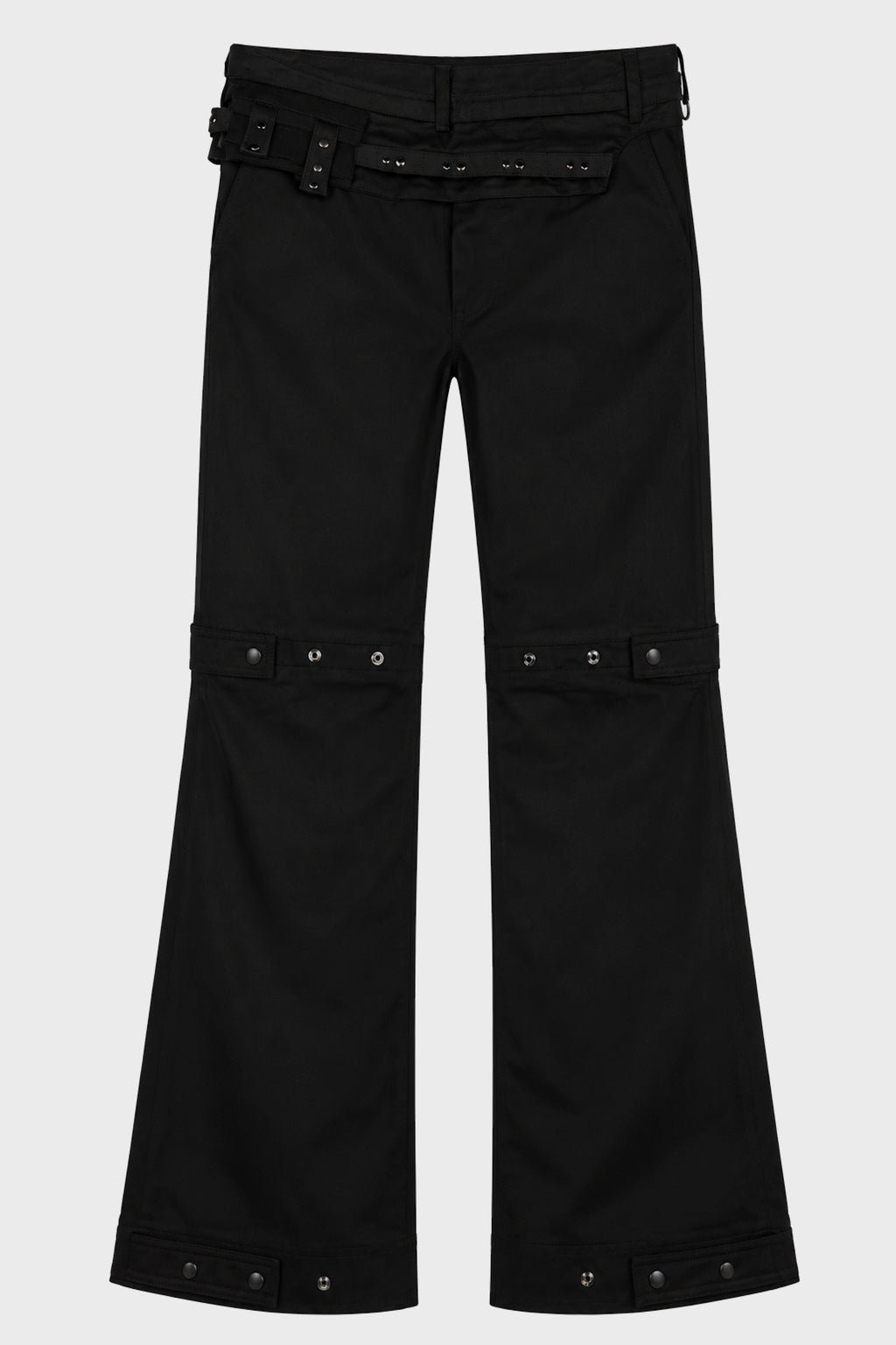 LOW-RISE PANTS BLACK