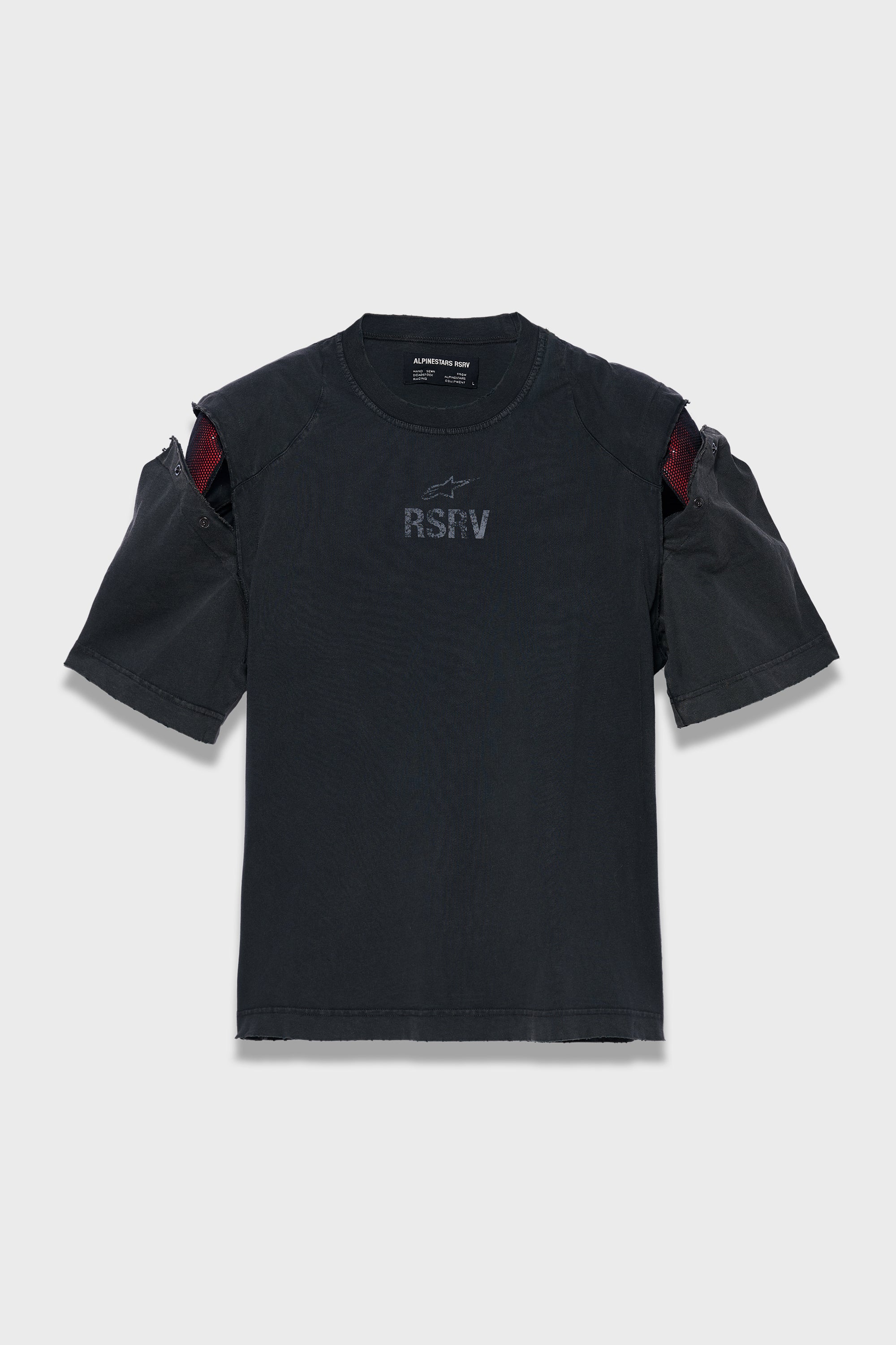RSRV GEAR UP SS TEE BLACK