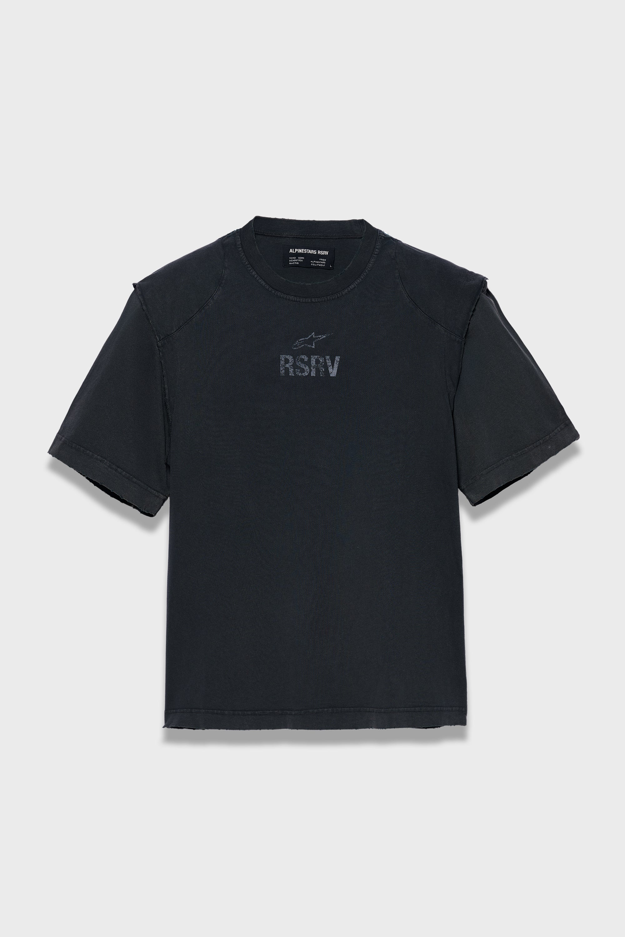 RSRV GEAR UP SS TEE BLACK