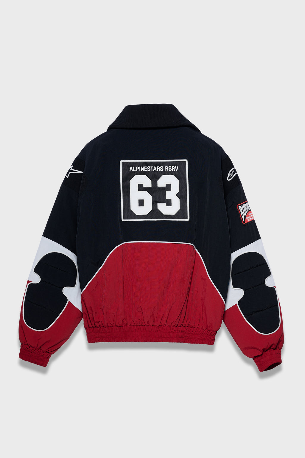 RSRV MEMORIES PADDED JACKET BLACK RED