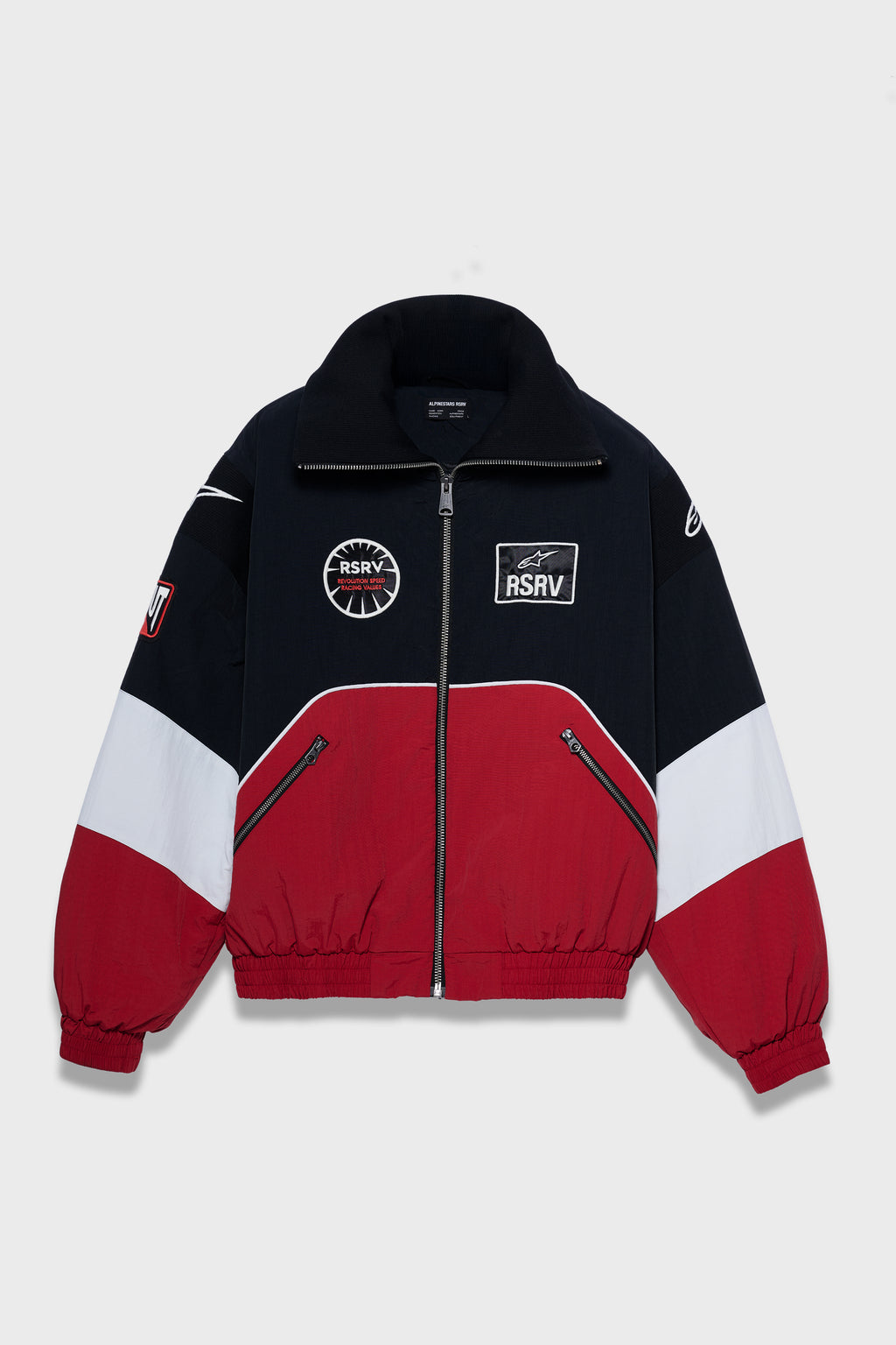 RSRV MEMORIES PADDED JACKET BLACK RED
