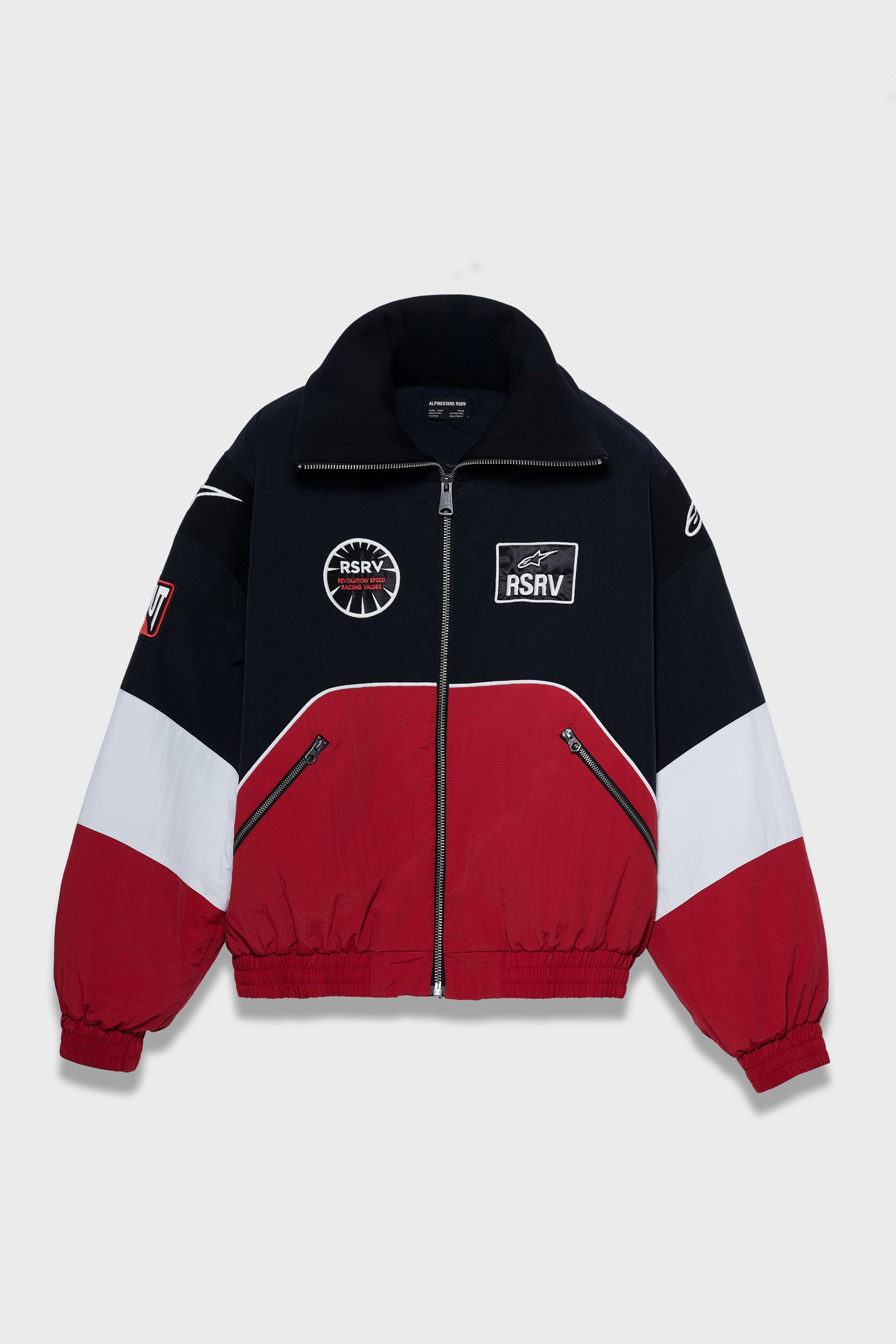 RSRV MEMORIES PADDED JACKET BLACK RED