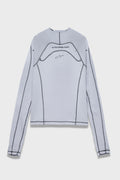 RSRV CROSSBONES LS TEE ICE GREY