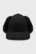 Y-3 WINTER CAP BLACK