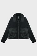 W VC UT BLOUSON BLACK