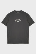 LOGO LS TEE GREY FIVE
