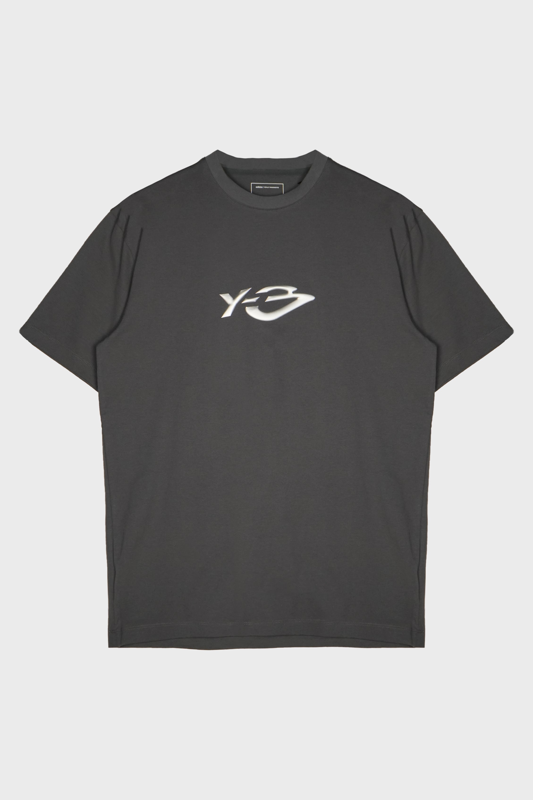LOGO LS TEE GREY FIVE