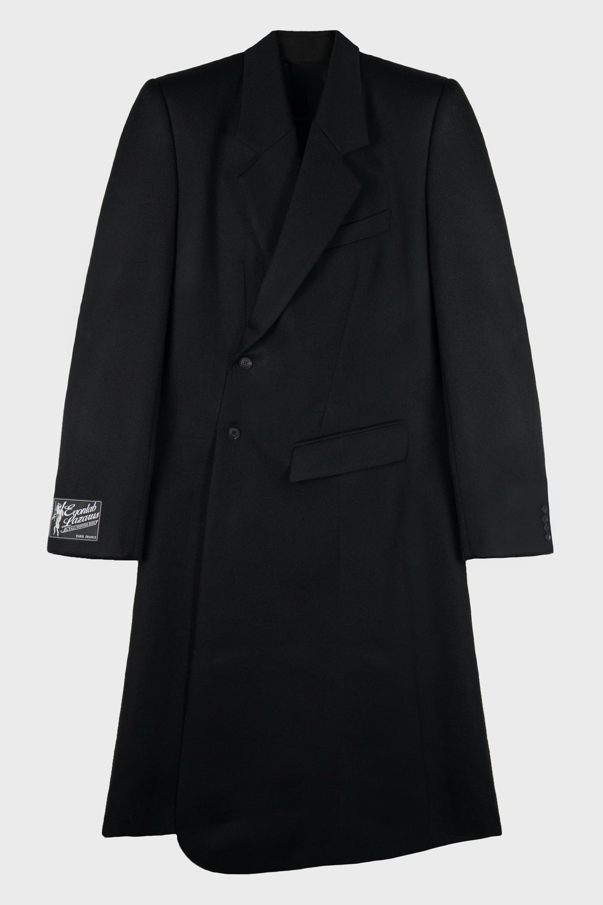 OVERSIZED TAILORED COAT BLACK