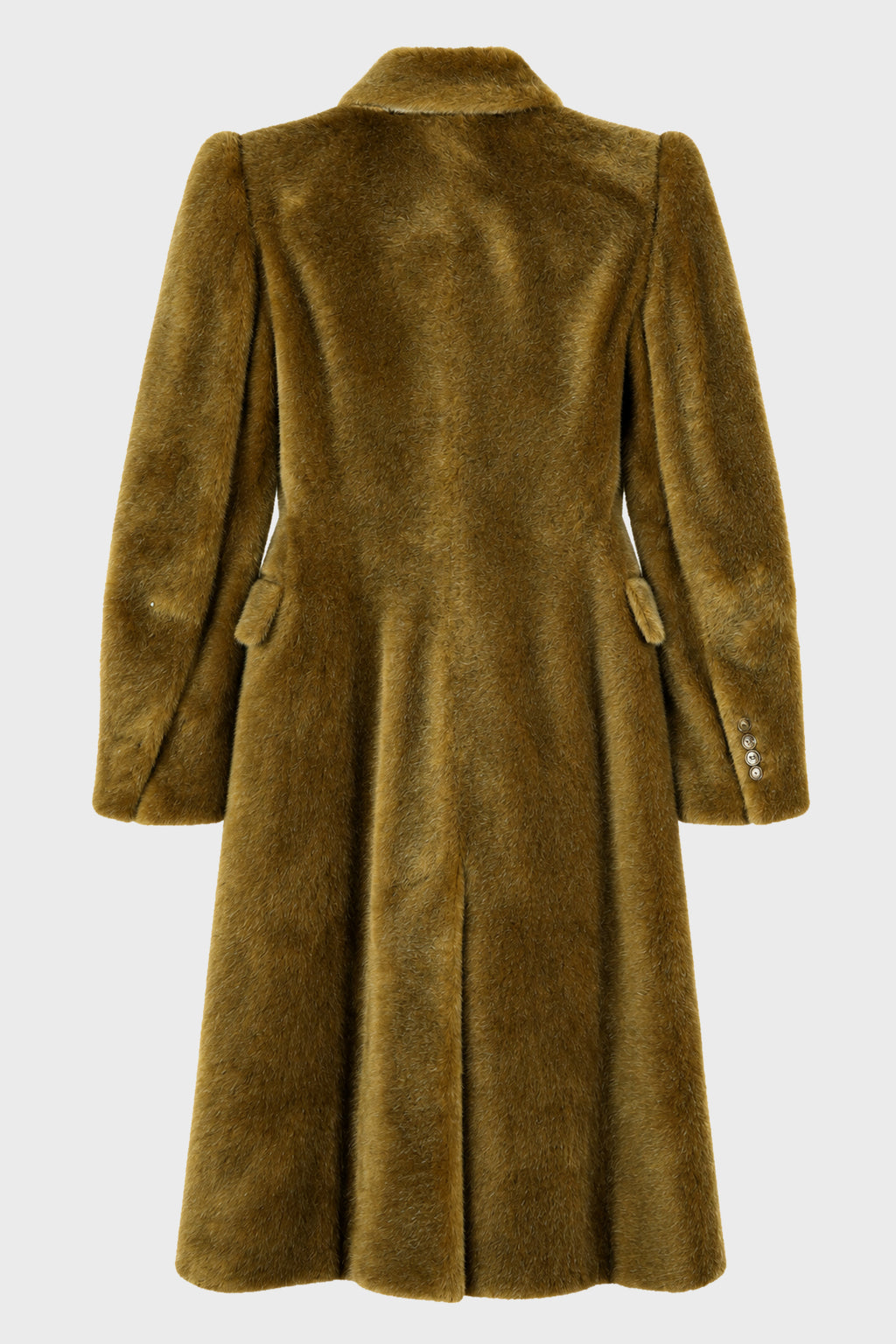 MASCULINE DOUBLE BREASTED COAT BROWN