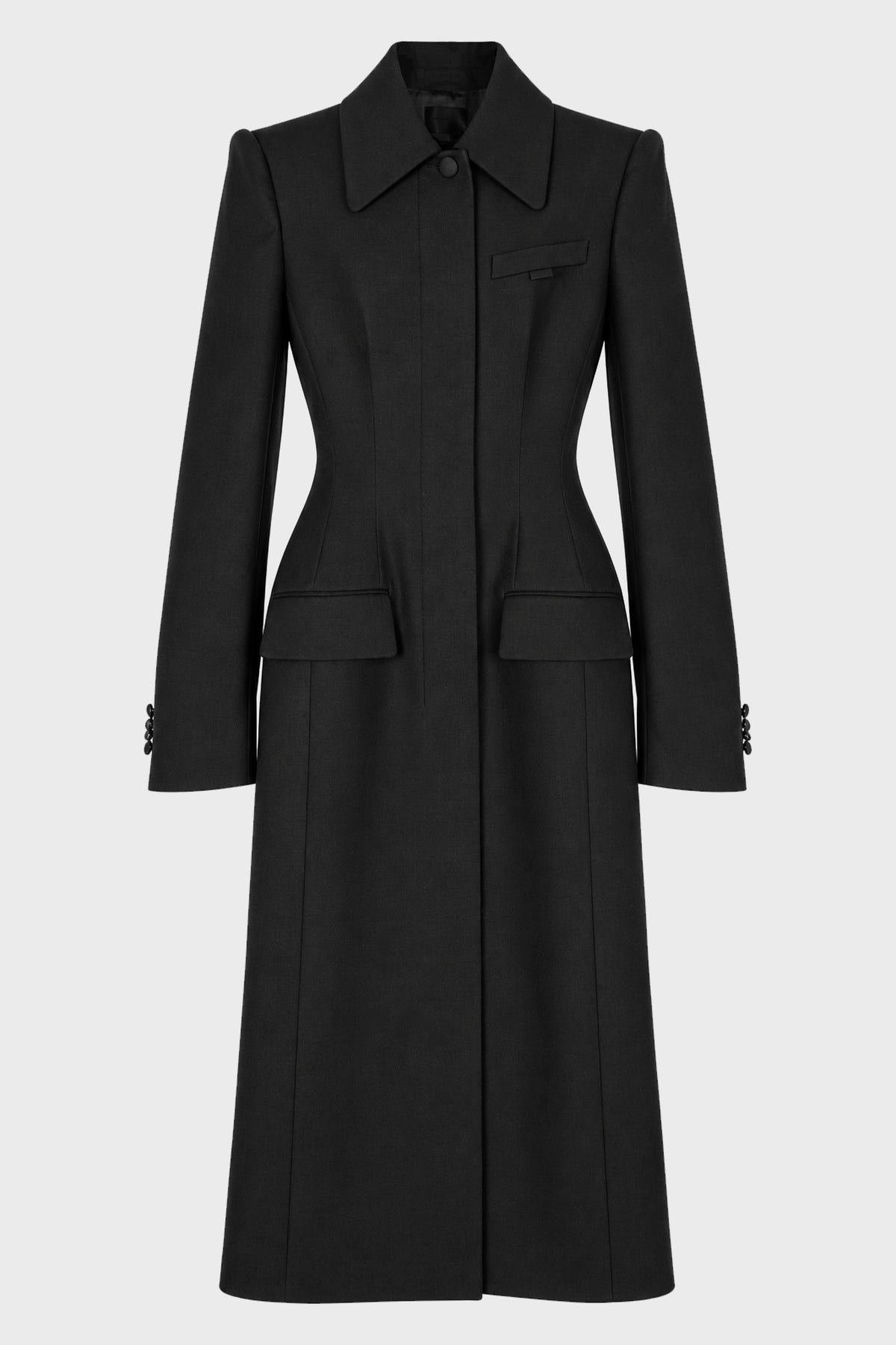 HOURGLASS COAT ANTHRACITE