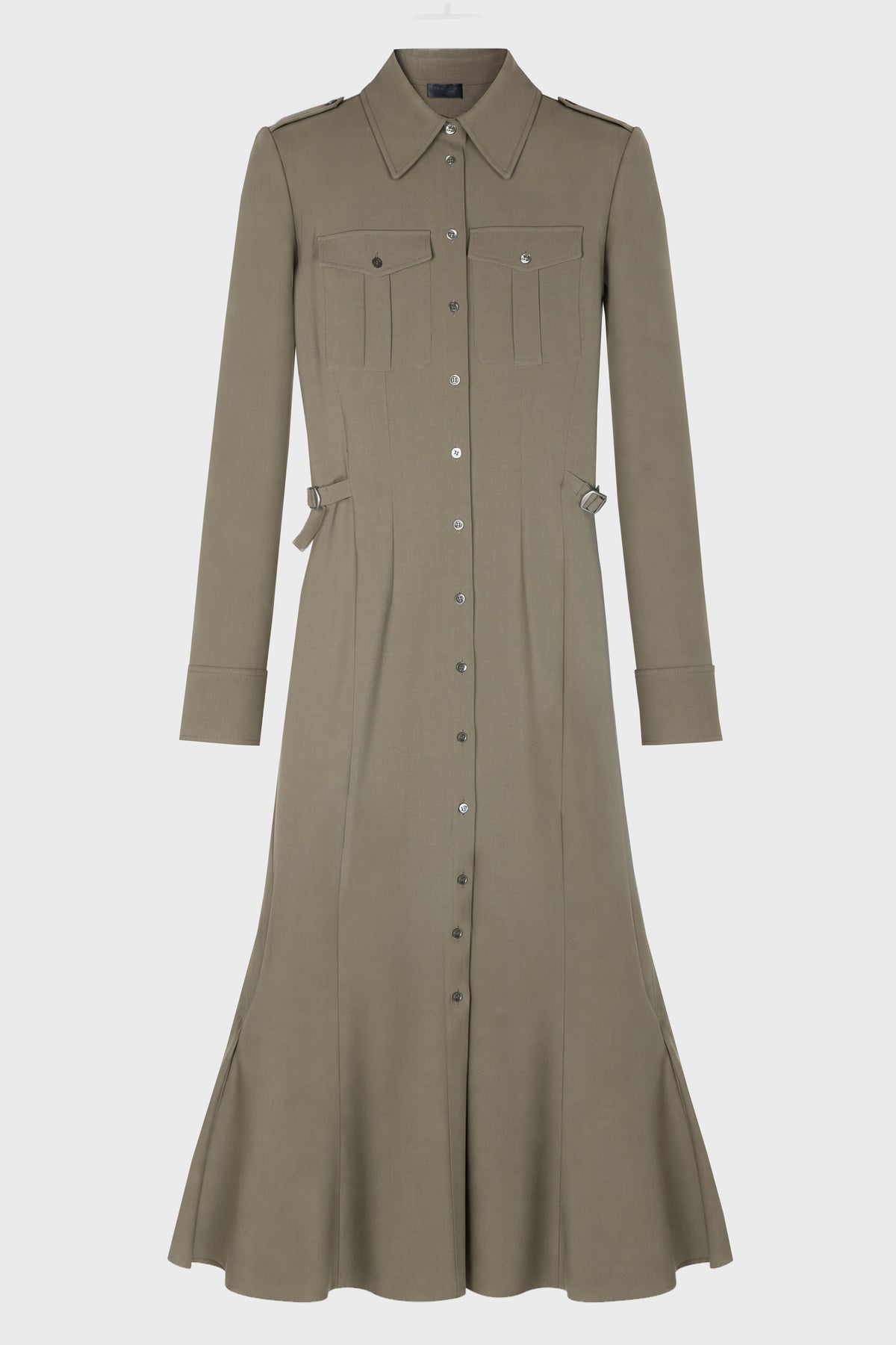 MILITARY SHIRT DRESS MOLE