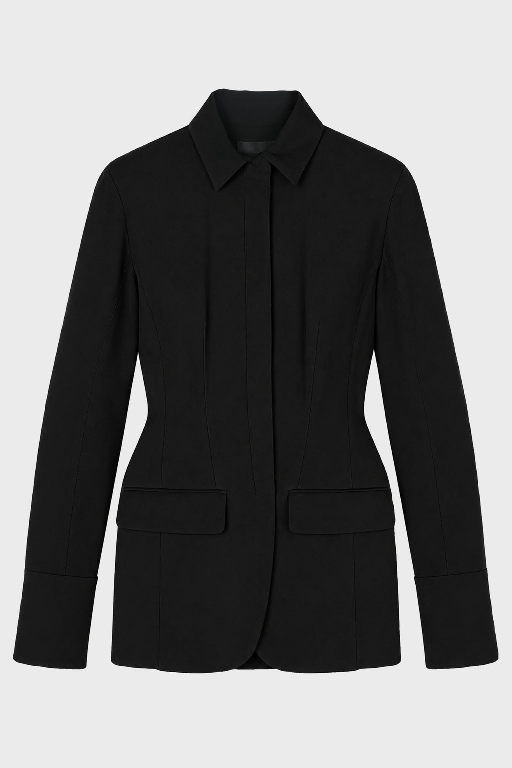 SHIRT JACKET BLACK