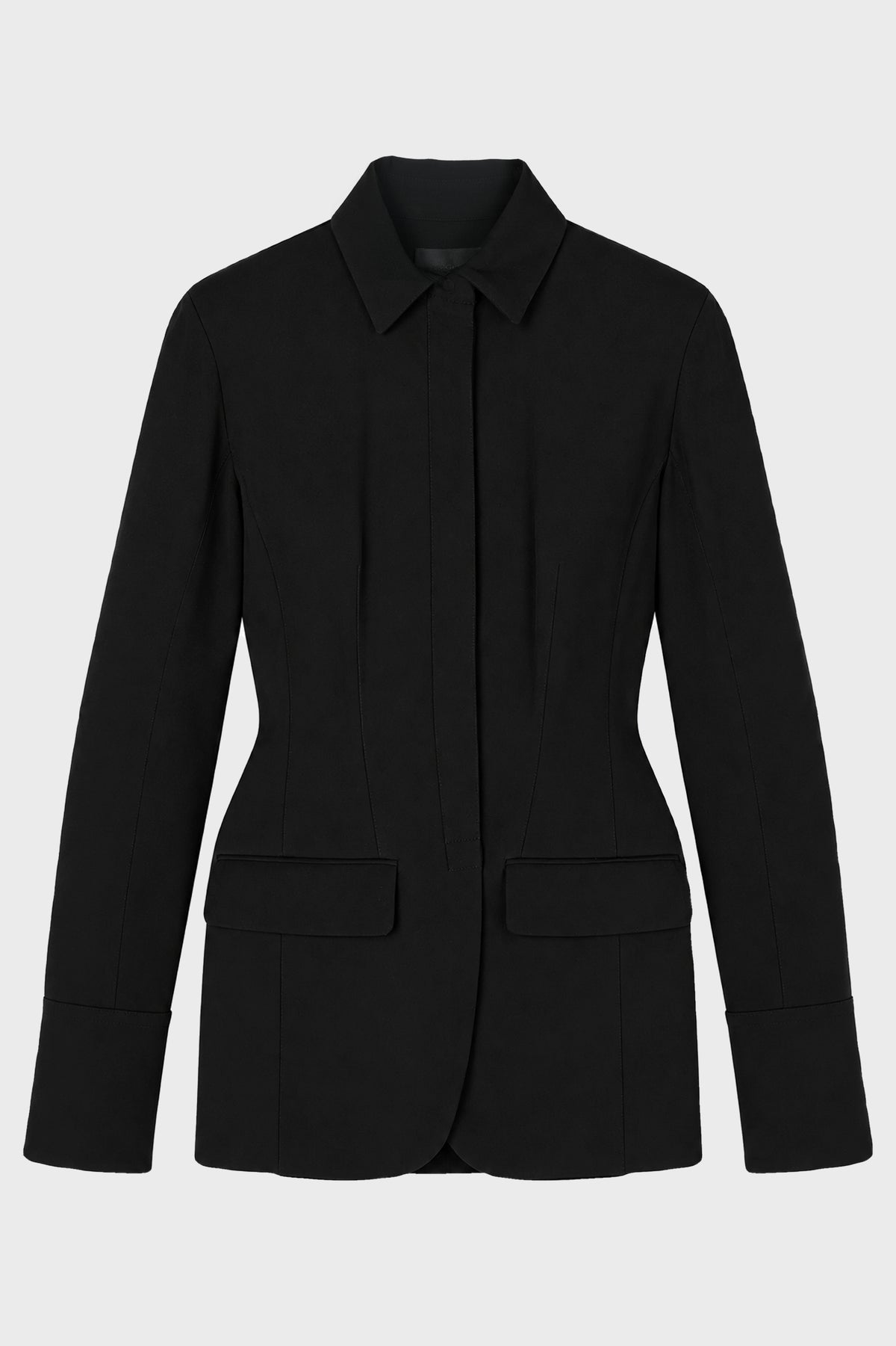 SHIRT JACKET BLACK