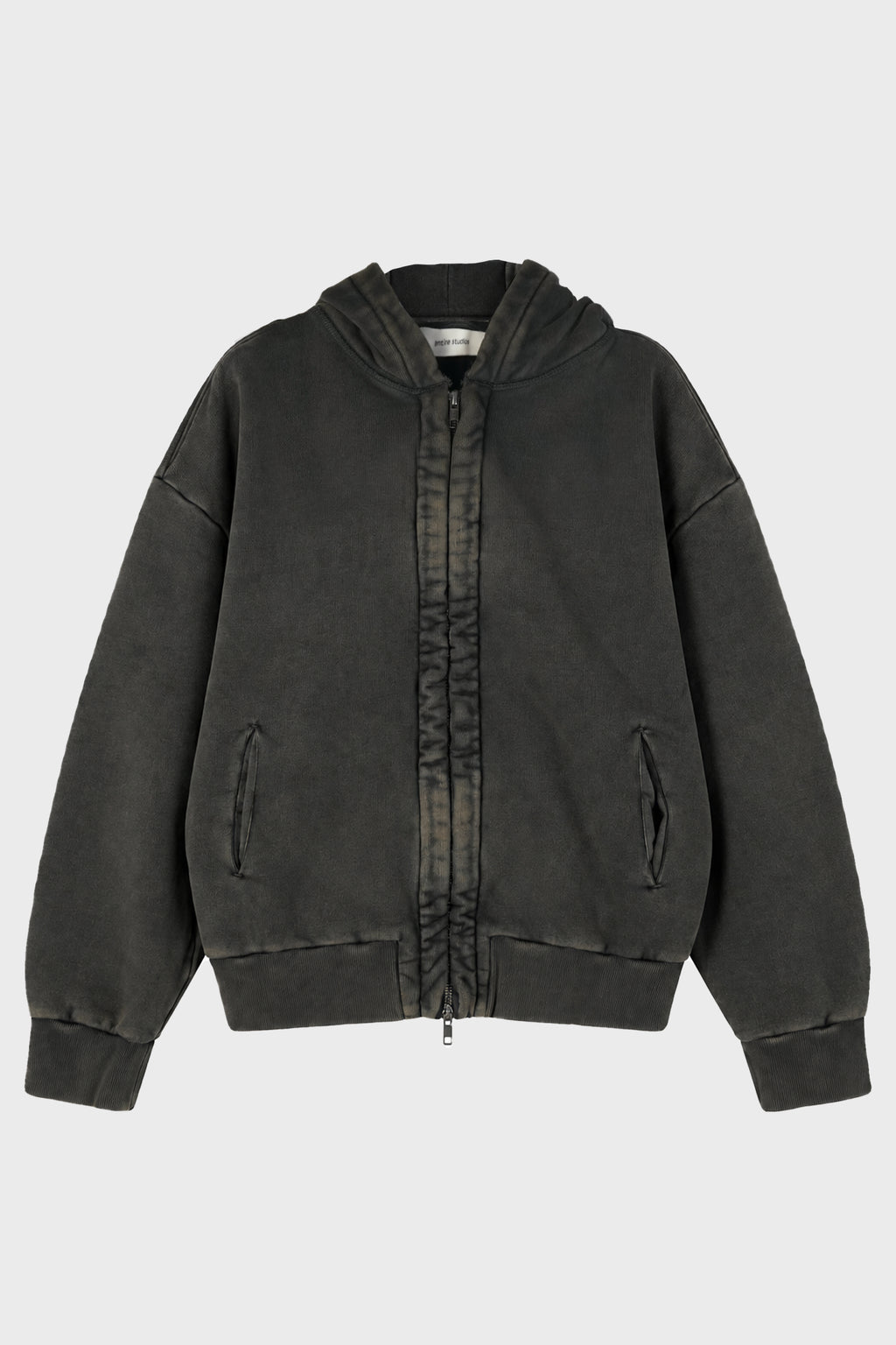 THERMAL HOOD WASHED BLACK