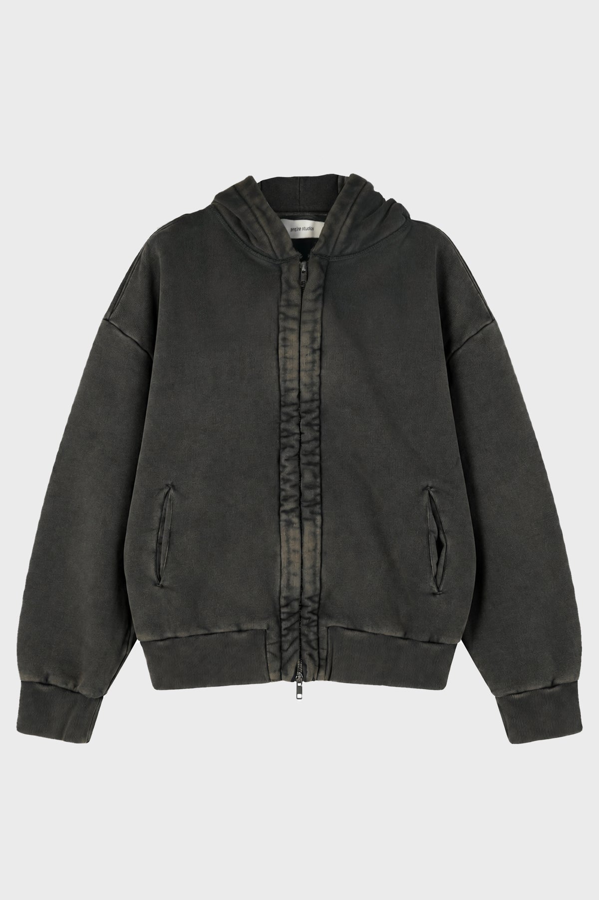 THERMAL HOOD WASHED BLACK