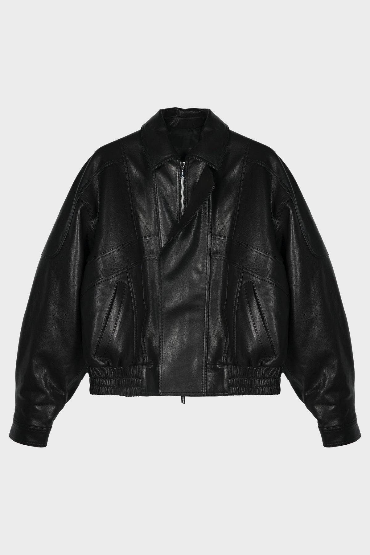 BIKER LEATHER JACKET BLACK