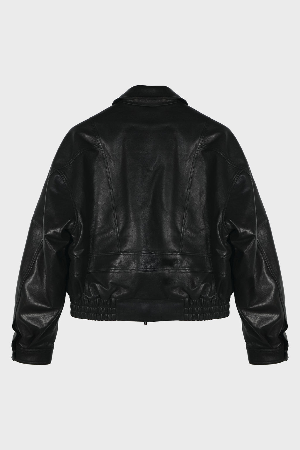 BIKER LEATHER JACKET BLACK