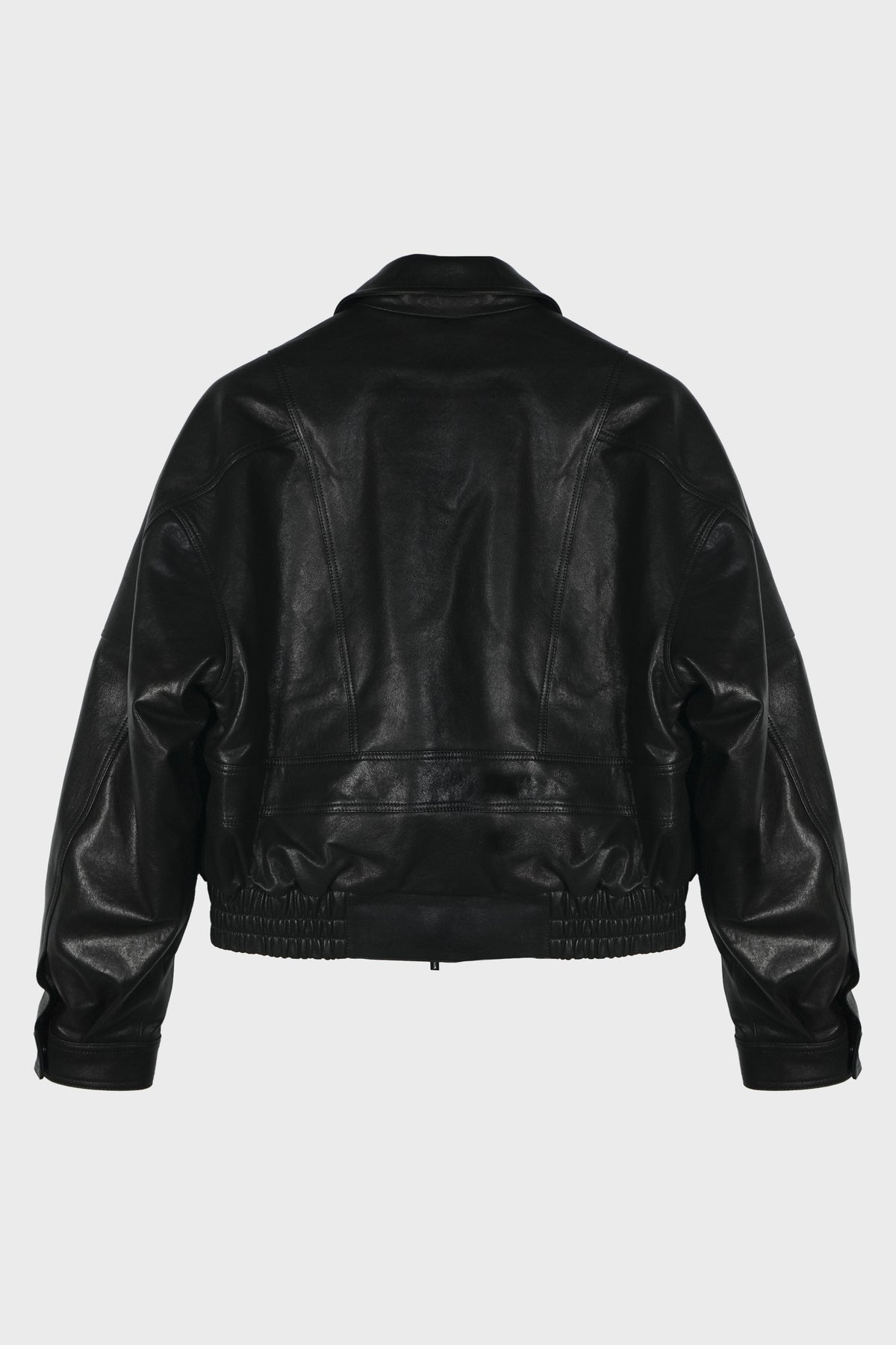 BIKER LEATHER JACKET BLACK