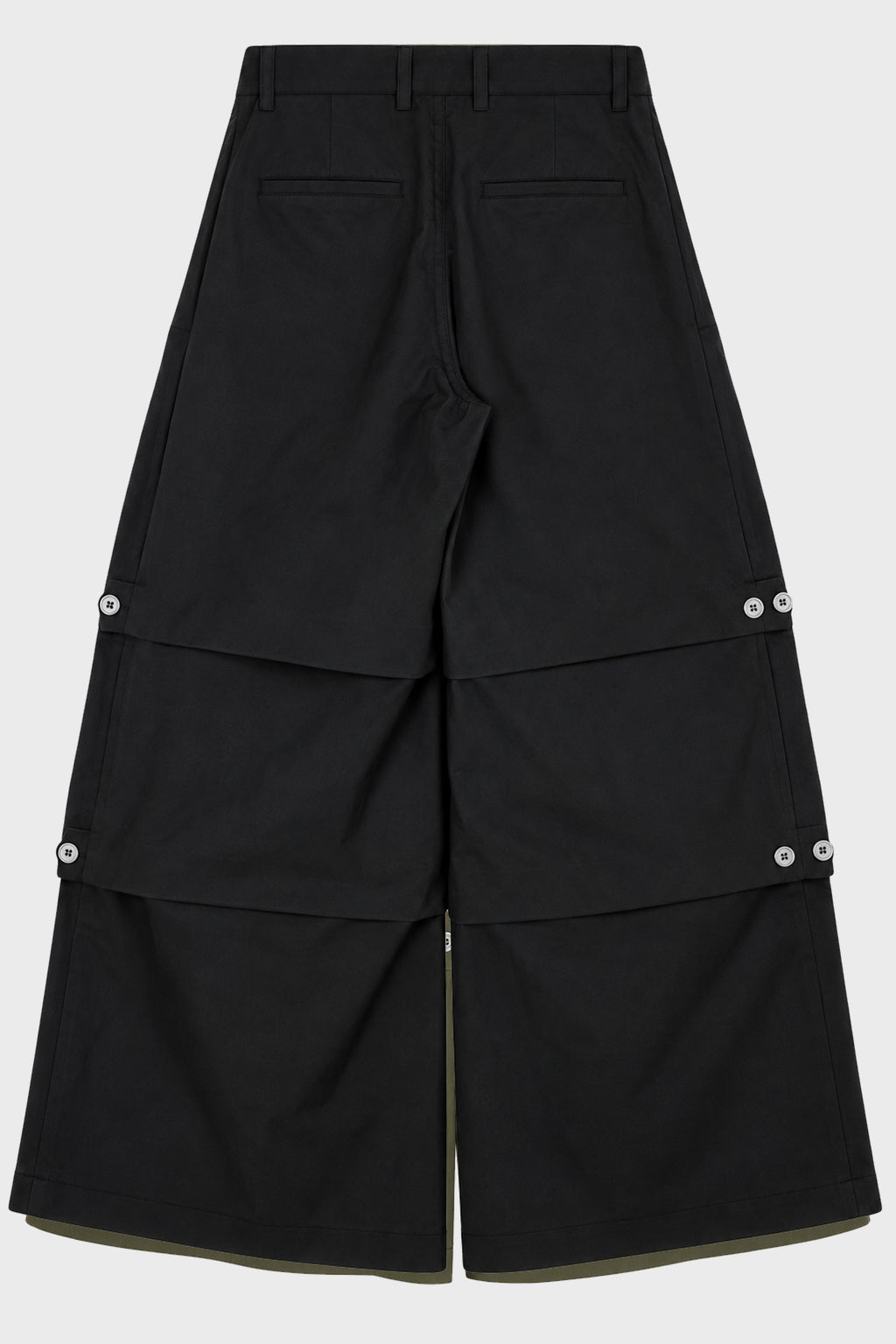 PLEATED CARGOPANTS GREY