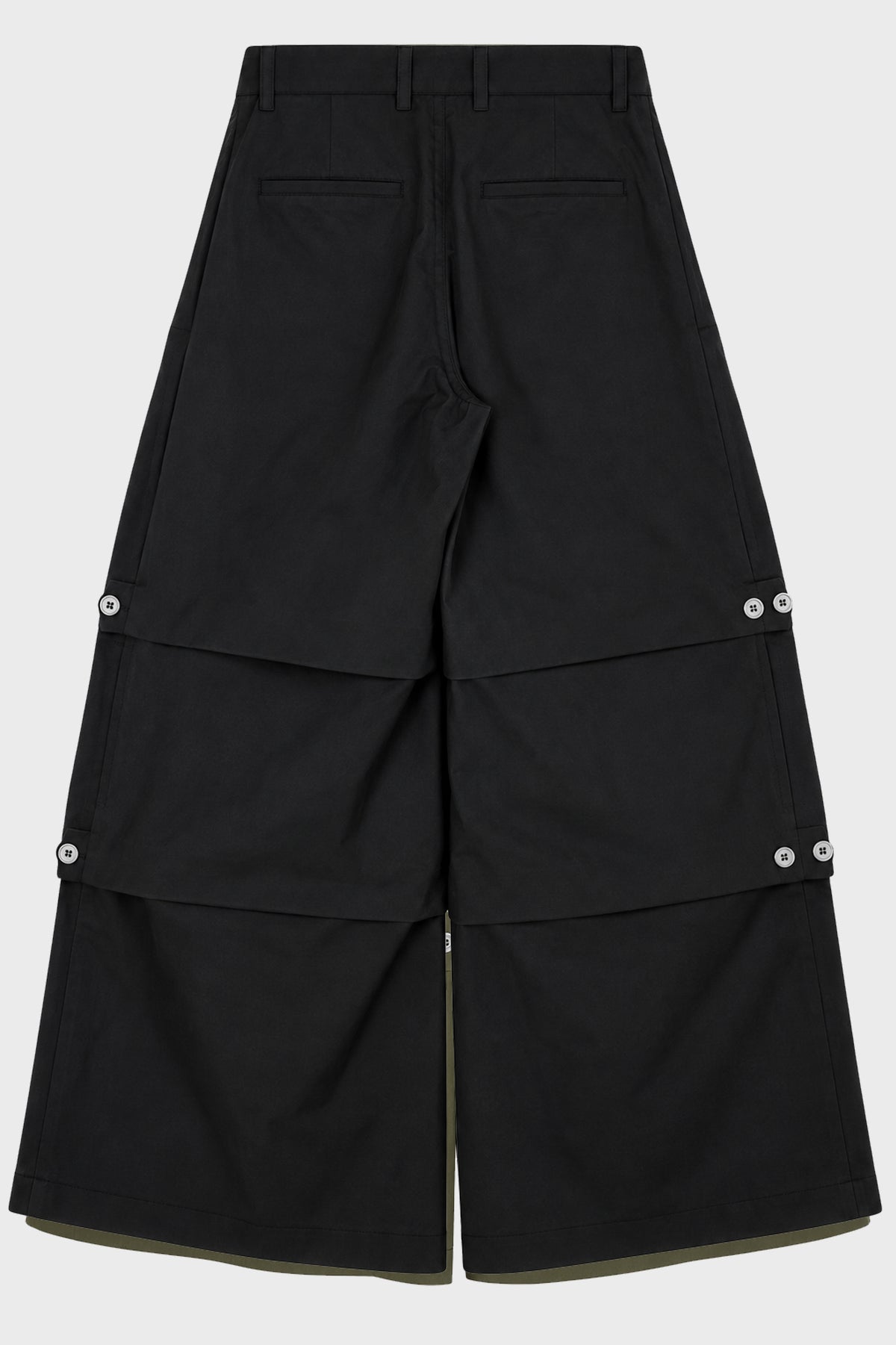 PLEATED CARGOPANTS GREY