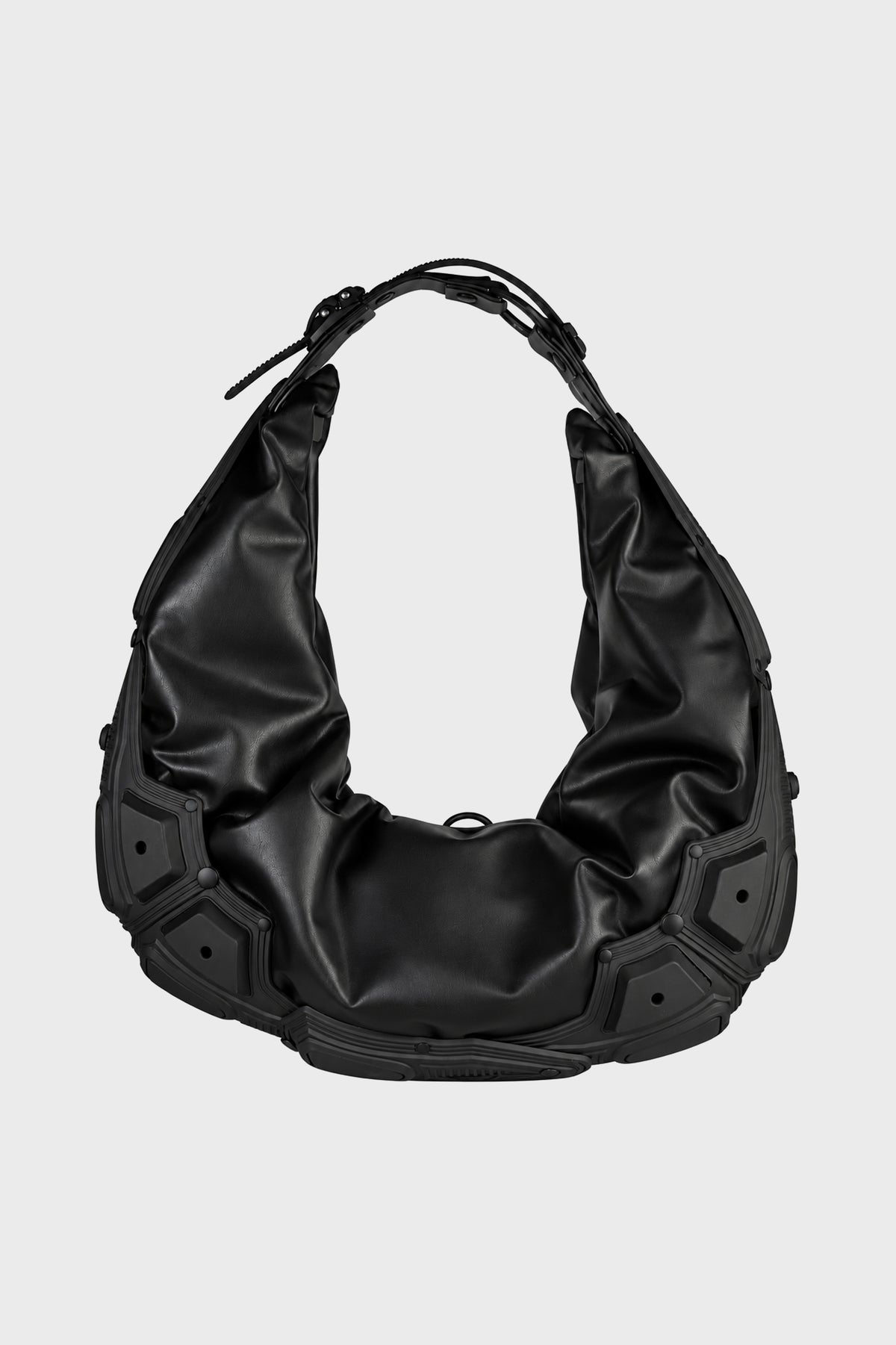 HALF MOON BAG BLACK MATT