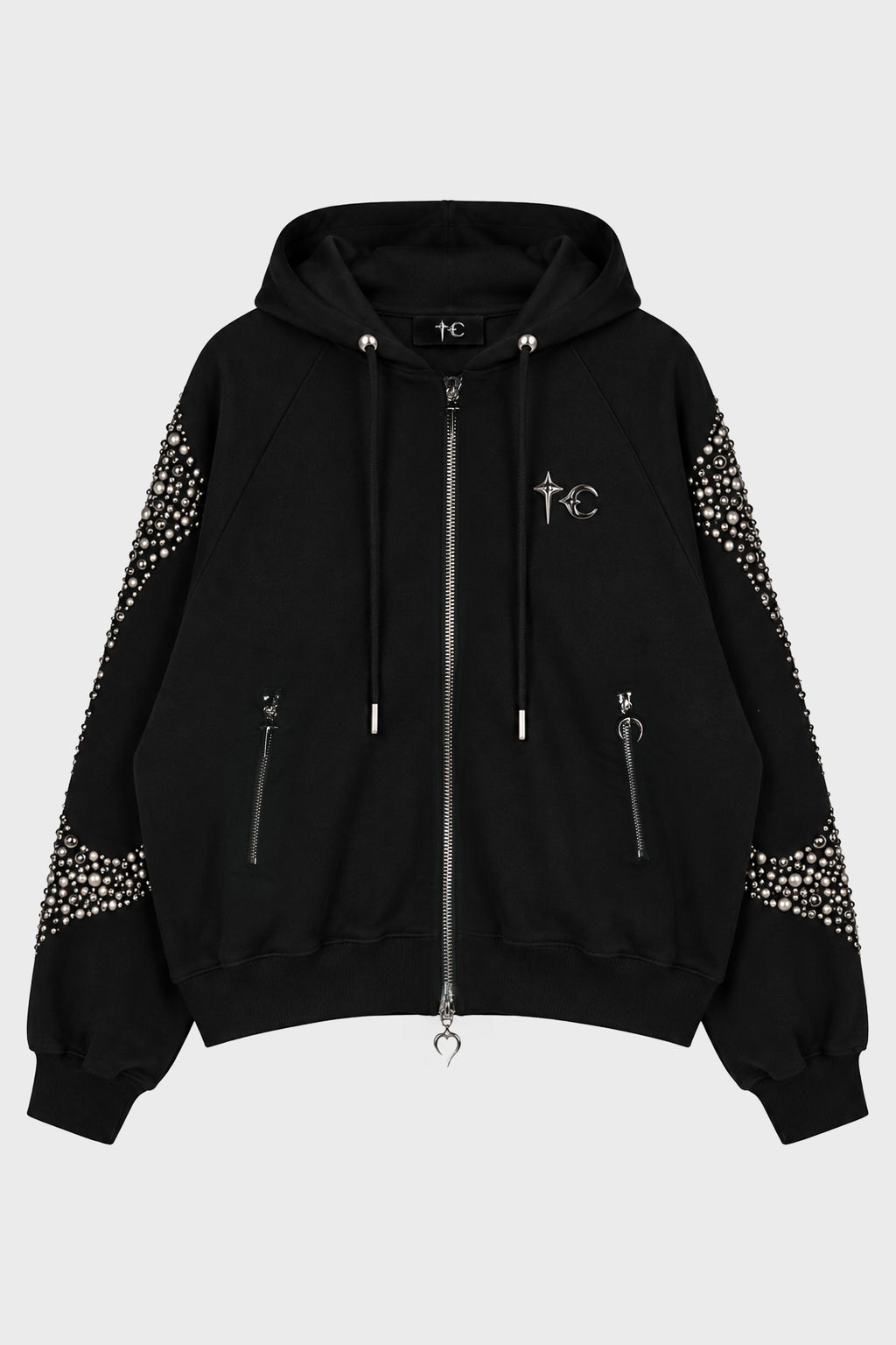 IRON STEEL FOCUS ZIP-UP HOODIE