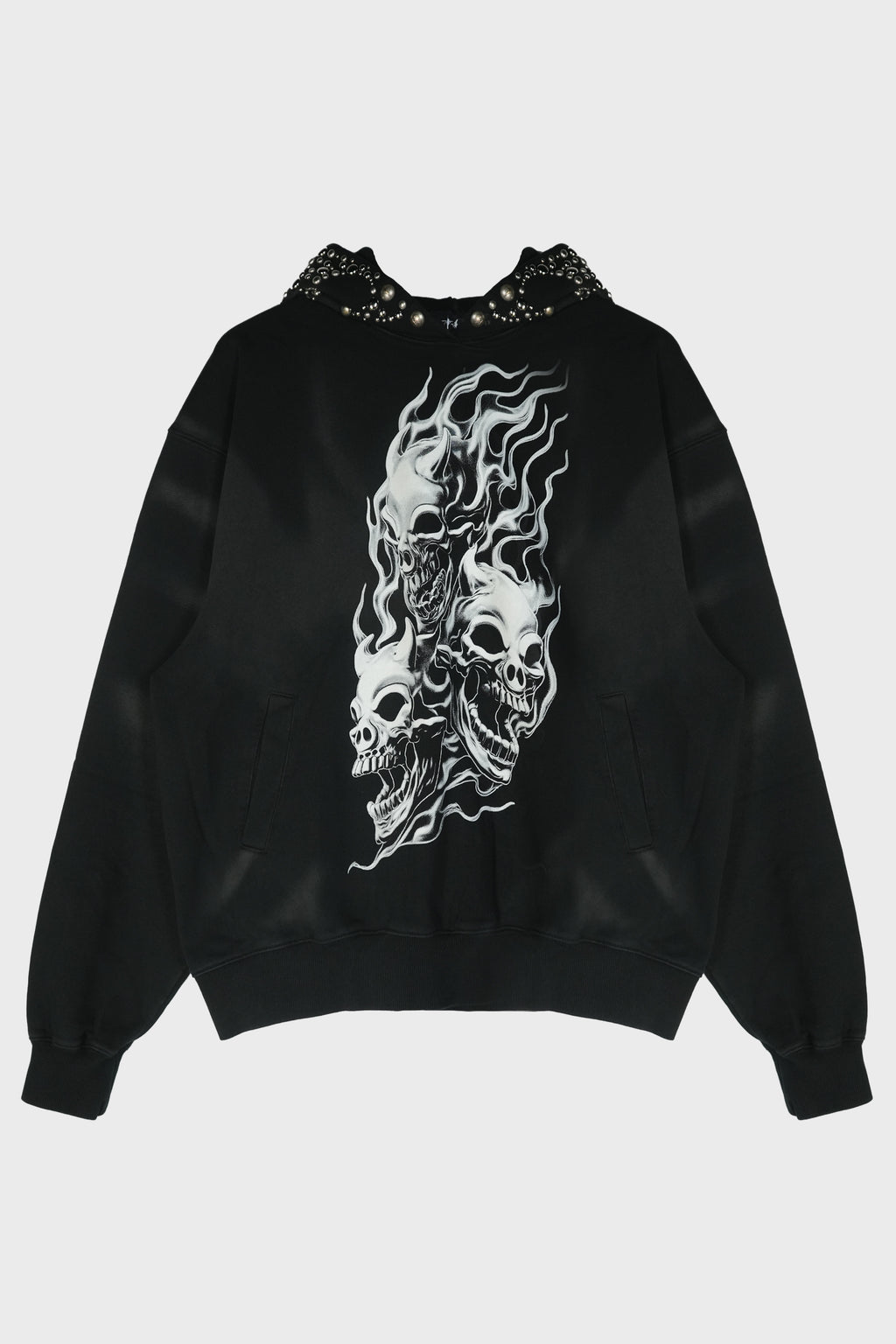 HOTHEADED RIDING SKULL HOODIE