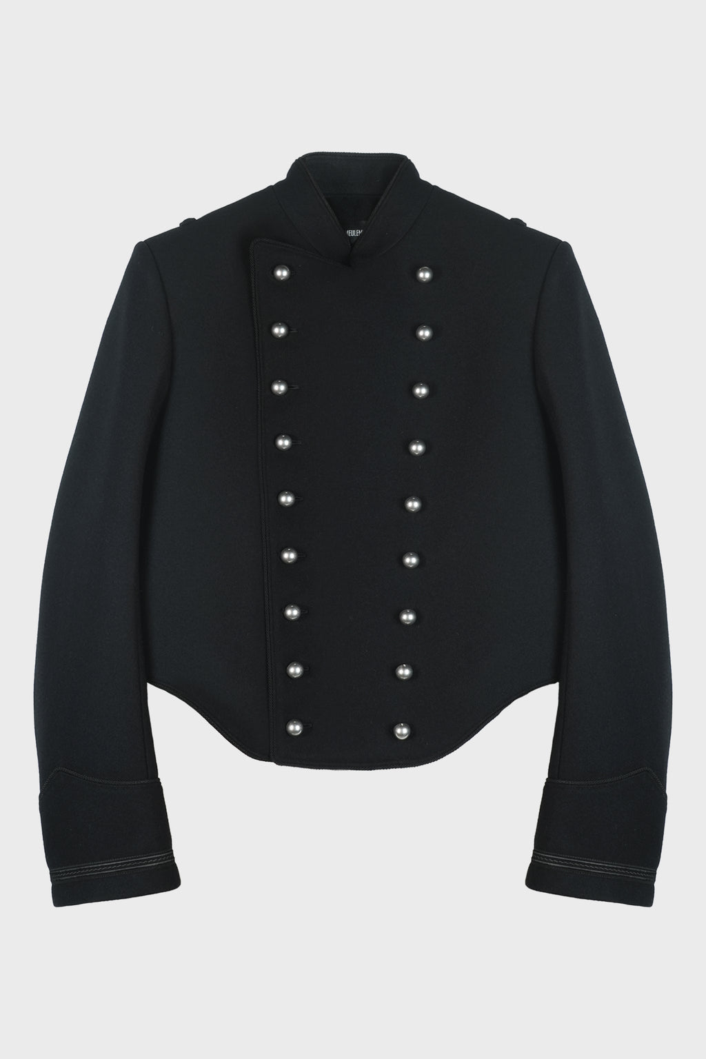 NOA DOUBLE BREASTED CROPPED MARSINA JACKET BLACK