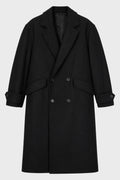 DOUBLE-BREASTED COAT BLACK