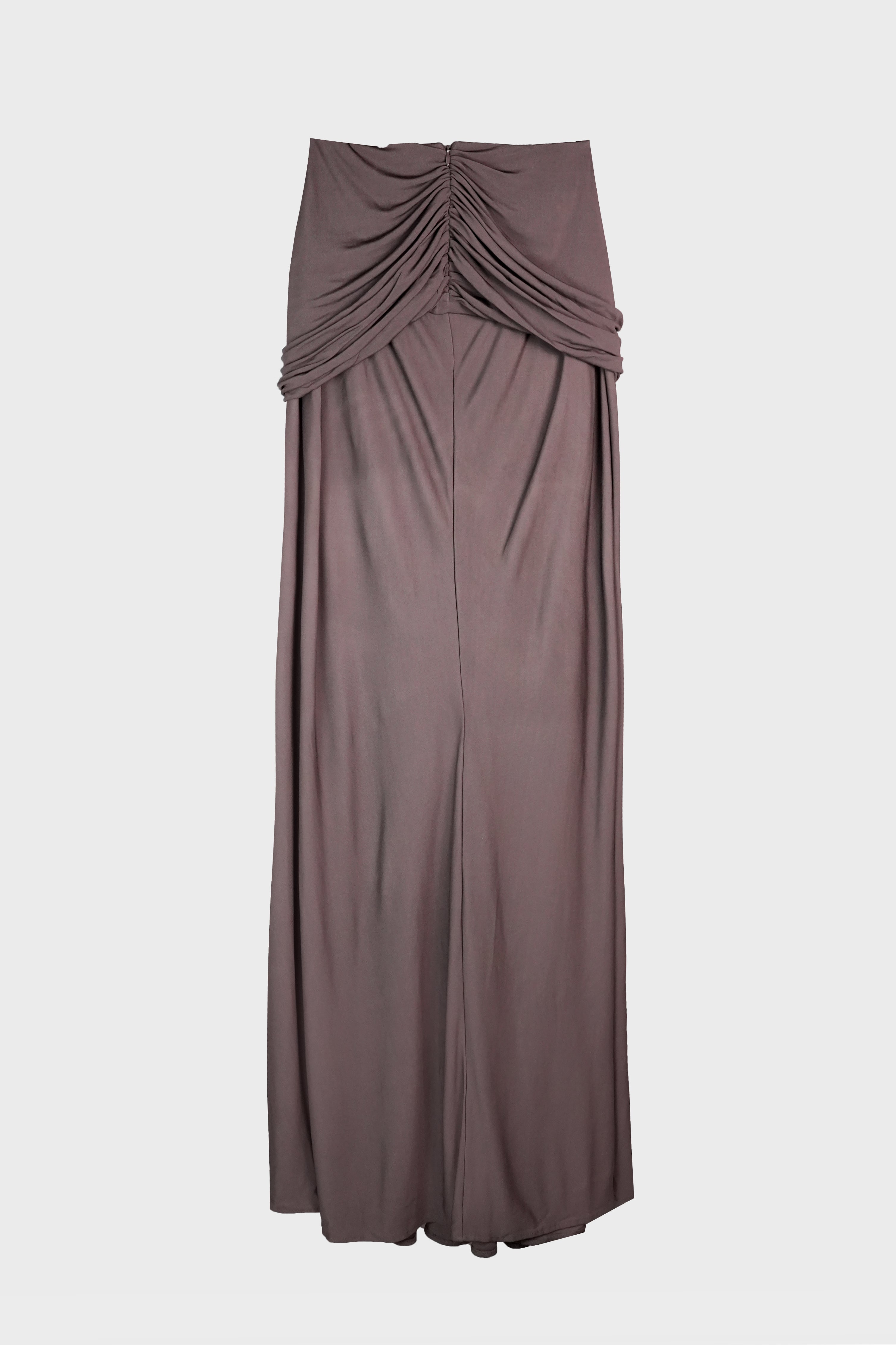 STONE PIN CASCADE SKIRT UMBER