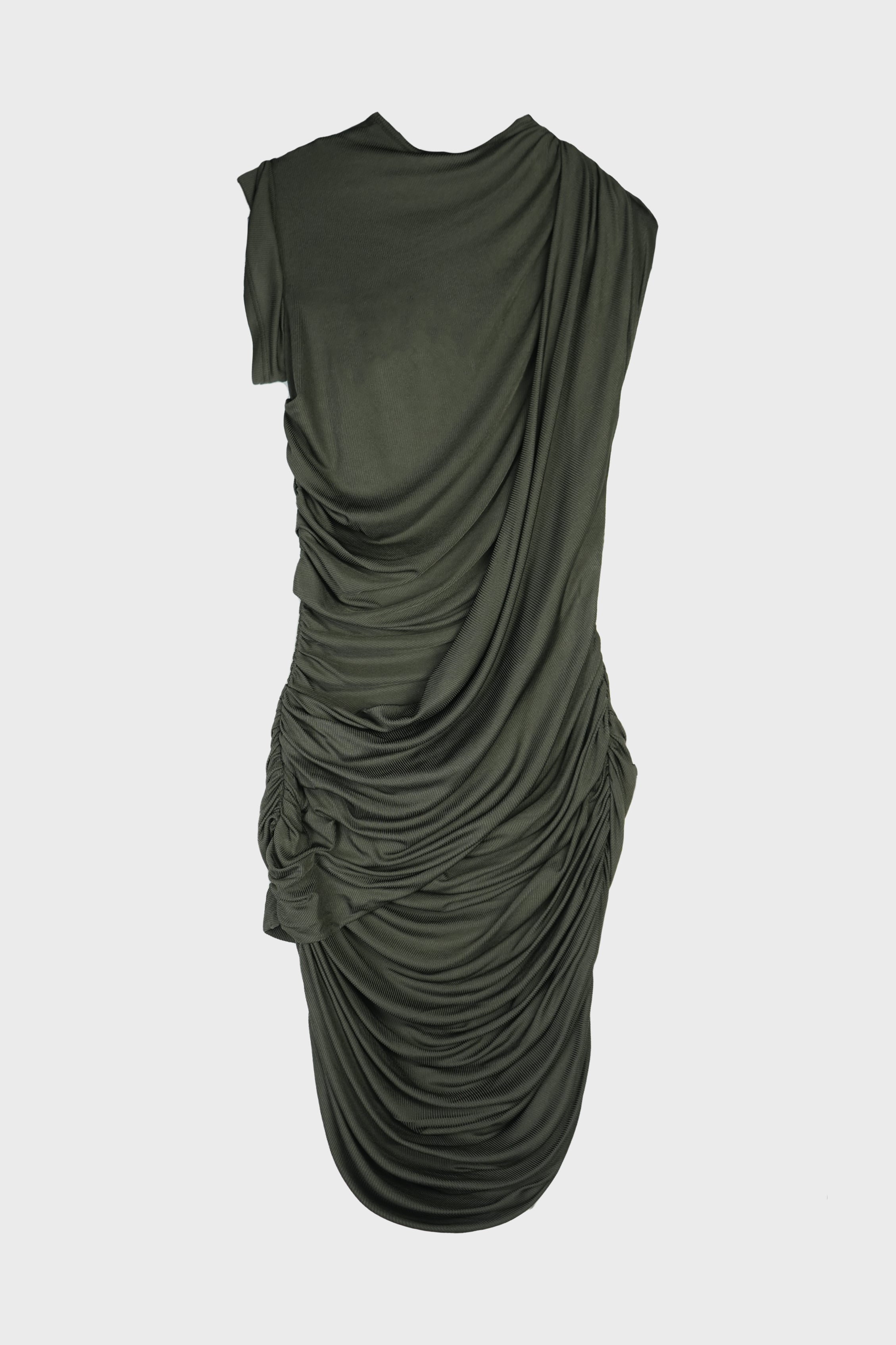 VERVE TWISTED TANK MINI DRESS HUSK