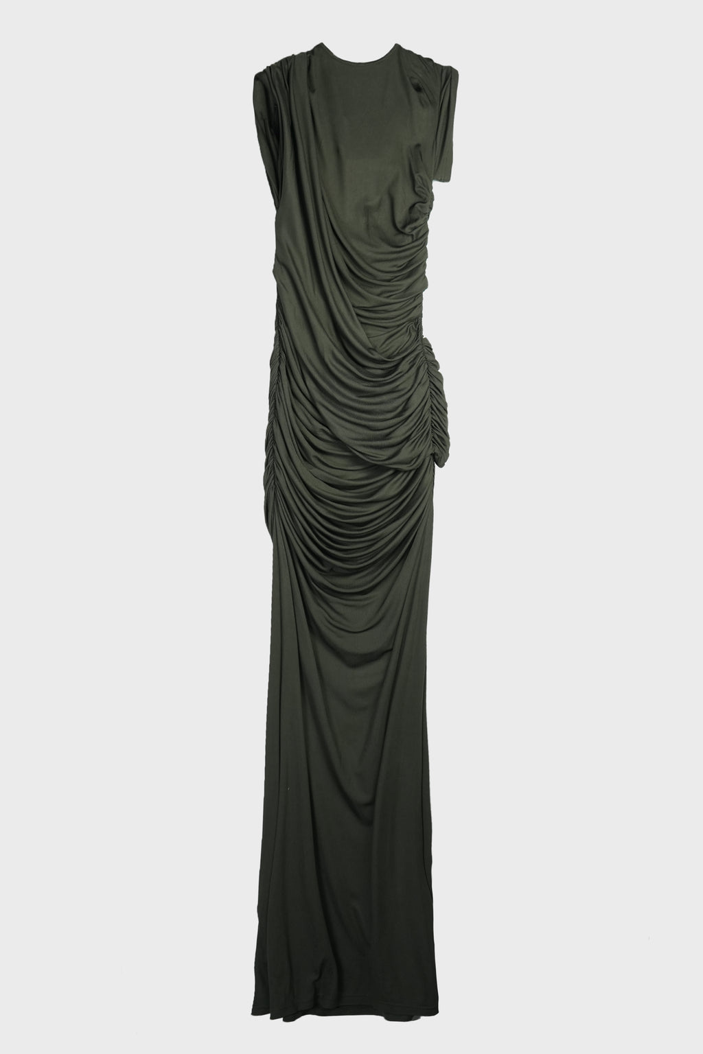 VERVE TWISTED TANK DRESS HUSK