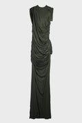 VERVE TWISTED TANK DRESS HUSK