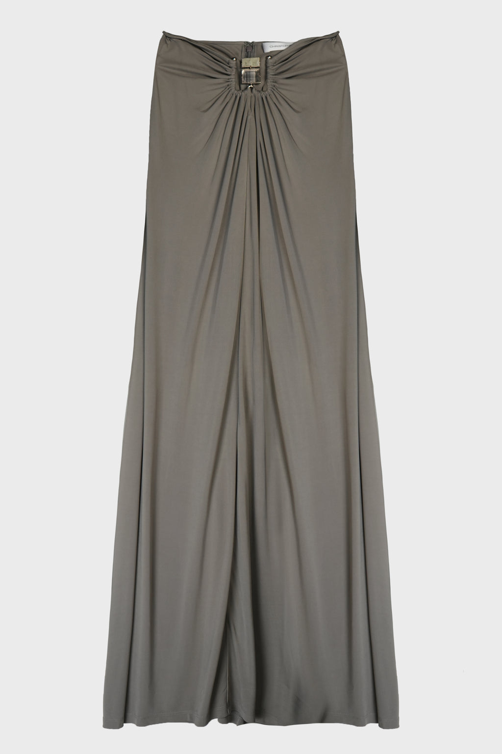 BEZEL QUARTZ RUCHED SKIRT SLATE