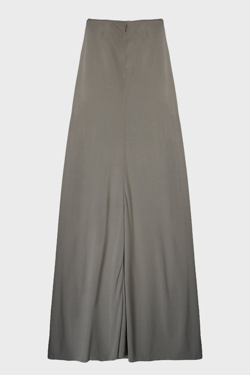 BEZEL QUARTZ RUCHED SKIRT SLATE