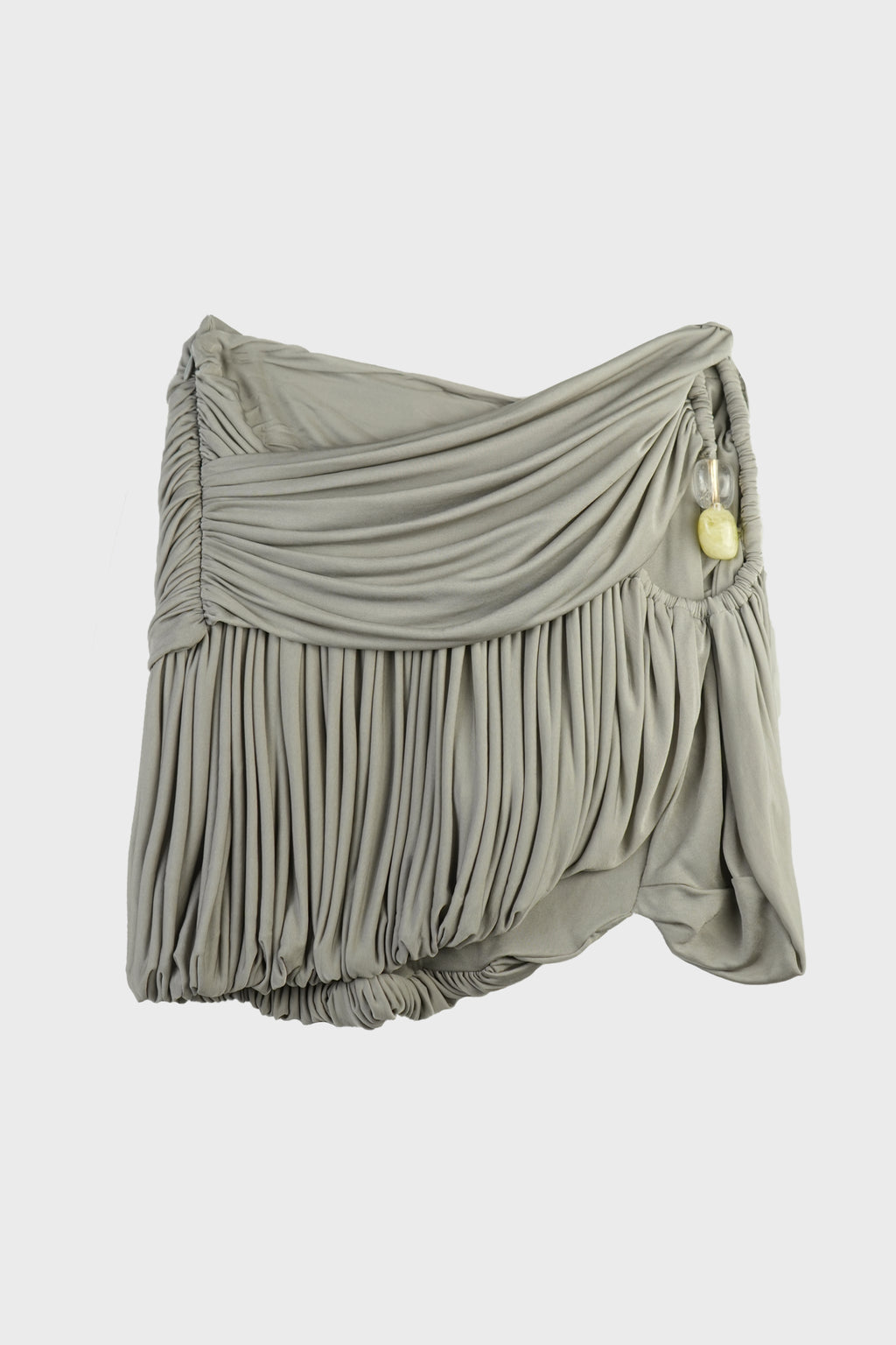 BEACH GLASS BUBBLE MINI SKIRT SLATE