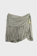 BEACH GLASS BUBBLE MINI SKIRT SLATE